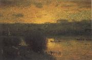 unknow artist Sunset on the Passaic oil painting picture wholesale